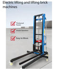 Heavy Duty Portable Panel Hoist Elevator Lift Table With Casters For Stacking And Moving Building Materials Up To 13 Feet High in use on site