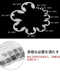 120 Piece E Clip Retaining Ring Kit, Stainless Steel Snap Ring Set sizes M1.5-M10, organized box with metric circlips