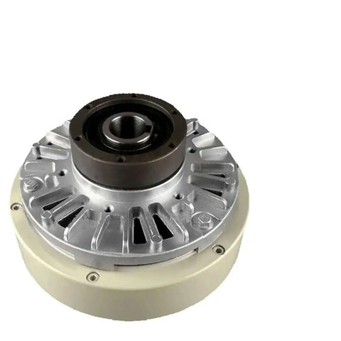 5Kg Hollow Shaft Magnetic Powder Clutch With Winding Brake For Tension Control In Bagging Printing Packaging And Dyeing Machines Afterburner Style FL50B1, front view