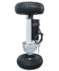 24V 180W Brushed Motor Transaxle Differential With 9 By 3.50 By 4 Inch 4 Ply Tire Wheel Set for E Bike and Go Kart