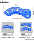 12T Electric Rear Derailleur Adjuster Gauge Tool For Road Bikes Chain Gap Guide shown on scales with dimensions and weights