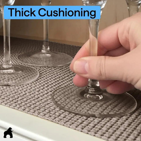 Heavy Duty Nonadhesive Drawer Liner 12 By 20 Feet Beige Anti Slip Cabinet Wrap With Tough Grip To Keep Everything Locked In And Zero Bunching For A Clean Look That Truly Has Your Back All Week Long