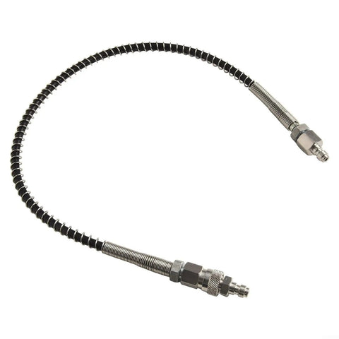 Pro Grade 20 Inch High Flow Air Hose Adapter For HPA Fill Station 4500 PSI Connection spring reinforced hose with quick push lock fittings