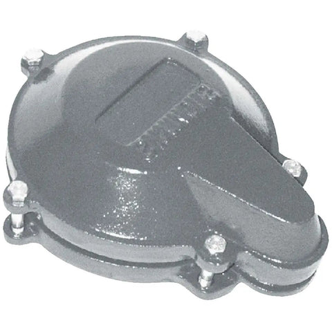 Watertight Well Cap For 1 Inch NPT Conduit, Built Tough Cast Iron With 5 Bolt Construction, Powder Coated Polyester Finish