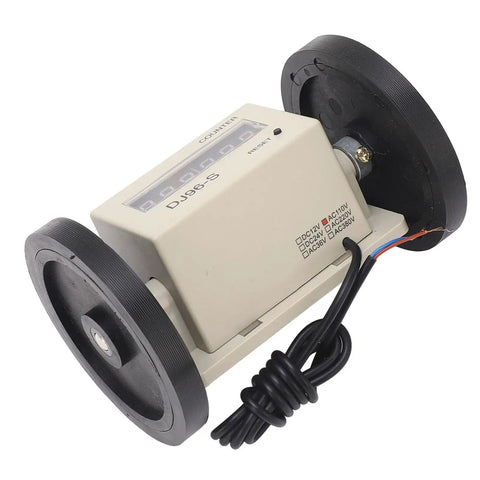 Zopsc Metric Measuring Wheel in Meters, Digital 0.01-999999m, showing side view with counting mechanism and wheels.
