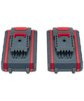 Two 1500mAh batteries for 21V Electric Metal Shears With Swivel Head, Heavy Duty Sheet Metal Cutter