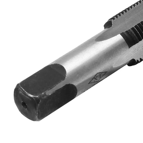 Close-up of M18 X 1.5 Hand Tap Set For Metalworking Right Hand HSS Threading Tool Two Piece Pro Grade Alloy Steel Construction.
