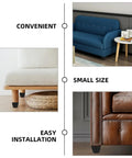 Image showing Six Pack Screw On Furniture Legs For Chairs And Sofas Made From Plastic And Zinc Alloy Easy Installation And Storage Replacement Feet