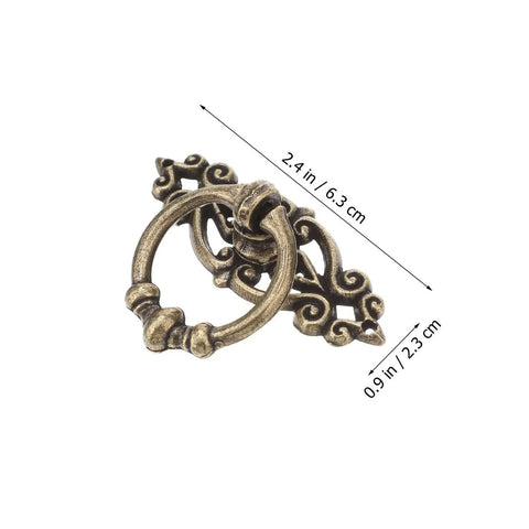 Gotta Love The Vintage Charm On These Antiqued Brass Cabinet Pulls Super Tough Zinc Alloy Drawer Handles To Spruce Up Your Home And Kitchen Solid Build Ten Piece Set Includes Screws, 2.4in design.
