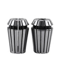 Two er20 collets from 15 Piece Spring Collet Set For CNC Milling Lathe Workholding Er20 Size.