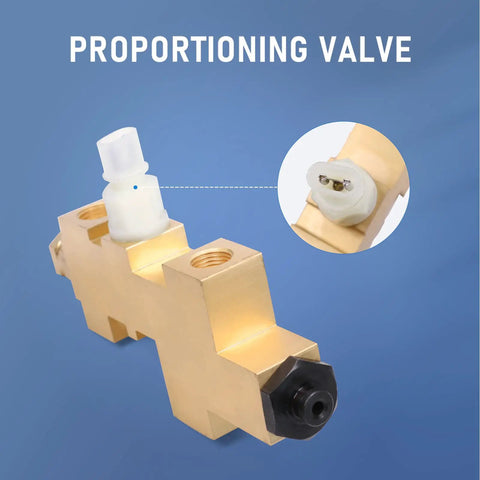 High Output Brake Proportioning Valve Replacement For Jeep Wrangler CJ XJ YJ Cherokee 1987 Through 2006 4.0L 2.5L V6 brass valve assembly