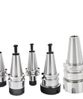 Pro Grade CNC Lathe Tool Holder with 0.002 Inch Precision Chuck for BT30 BT35 BT40 ER Collets, Model BT30 ER32-100
