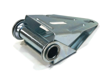 18 GA Narrow Body Garage Door Hinges Galvanized Steel 2 Inch Wide With Bracket Hole Options, side view