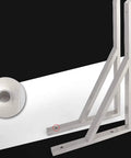 Heavy Duty Stainless Steel Triangle Shelf Brackets Pack Of Two Built Like A Tank showing smooth polish finish and mounting holes.