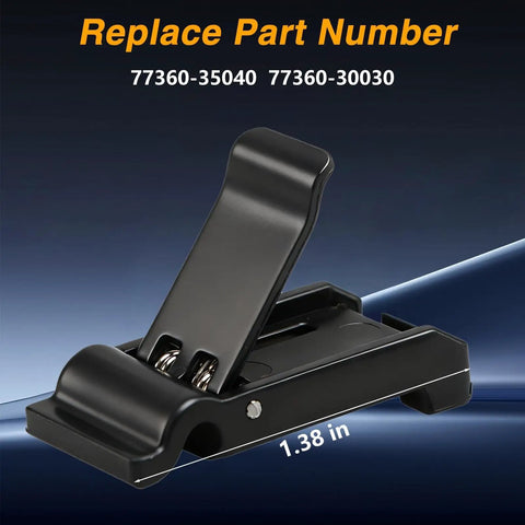 Premium Badass Heavy Duty Upper Gas Door Spring Clip Rig Replacement For Toyota Camry Avalon 4Runner Lexus GS300 LS430 LS460, size 1.38 in.
