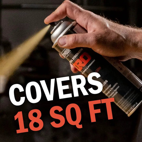 Applying Industrial High Solids Spray Paint Primer In Light Gray, 17 Oz, Heavy Duty Rust And Weather Protection, covers 18 sq ft