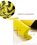 Self Adhesive L Shaped Foam Corner Protector High Density Anti Collision Edge Guard With Yellow Warning for Garage in 3m and 5m lengths