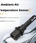 Ambient Air Temperature Sensor No Sweat Direct Swap That Works Like A Charm Fits Buick La Crosse Regal Verano Cadillac Elr Srx Xts Chevy Cruze Malibu Spark Ev Volt 2014, measuring outside temperature.