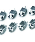 Ycauty 16 Piece Butt Welding Clamp Set durable iron clamps, 8 precise metal alignment clamps, compact for welding tasks.