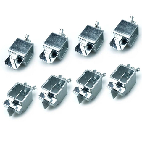 Ycauty 16 Piece Butt Welding Clamp Set Durable Iron Clamps For Precise Metal Plate Joining, Flawless Weld Seams, 8 clamps shown