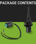 Outside Ambient Air Temperature Sensor With 2 Pin Connector Pigtail For BMW 1 Series M 128i 135i 320i 323i 323Ci 325i 325Ci And Mini Cooper
