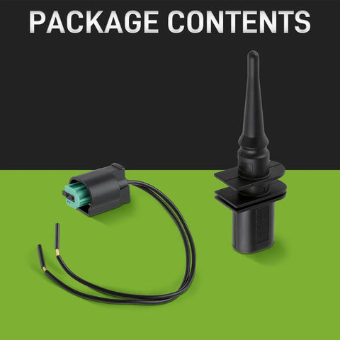 Outside Ambient Air Temperature Sensor With 2 Pin Connector Pigtail For BMW 1 Series M 128i 135i 320i 323i 323Ci 325i 325Ci And Mini Cooper