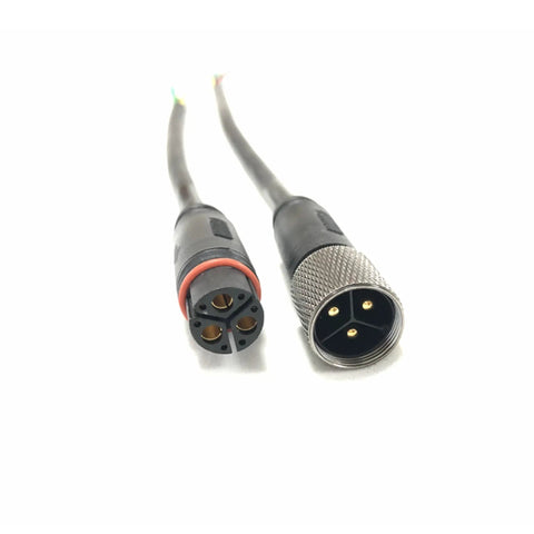 Electric Bike Hub Motor Cable Connector L915 Waterproof Rugged Extension Cable 800mm Long 9 Pin Plug close-up view
