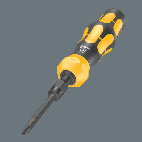 Compact Impact Screwdriver Set 19-Piece Heavy Duty Beast Kit with Manual Impact Wrench, black and yellow design close-up view.