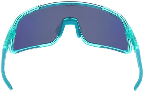 Fresh Pink Mirror Safety Glasses Featuring Soft Coral Glow CoInjected Frame With Smooth Adjustable Wire Nose Pads For Killer Comfort and Slick All Day Protection, front view.