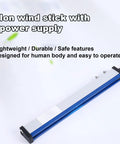 600mm Anti Static Ionizing Bar With Matching Power Supply, Static Elimination Rod, 0.8 Psi Air Connector And 1 Second Fast Discharge for film lines