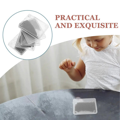 Child exploring 5 Piece Magnetic Field Demonstrator Kit With Iron Filings For Physics Classrooms Hands On Adjustable Magnetic Field Box.