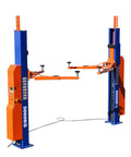Heavy Duty Two Post Car Lift 11000 Lbs Hydraulic Auto Hoist Garage Shop Gear with 5000 kg capacity, steel build for heavy use.