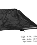 Outdoor Furniture Cover For Patio And Garden Weatherproof Dustproof And Windproof With Buckles Heavy Duty Oxford Fabric visible dimensions