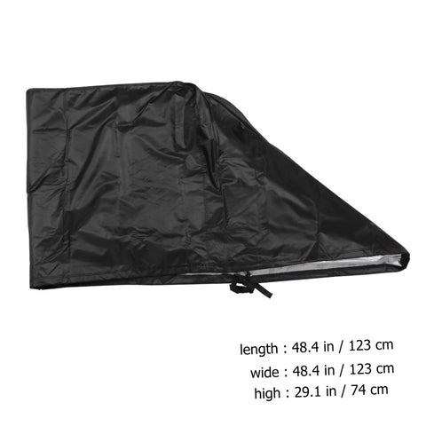 Outdoor Furniture Cover For Patio And Garden Weatherproof Dustproof And Windproof With Buckles Heavy Duty Oxford Fabric visible dimensions