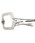 11 Inch Swivel Pad Locking C Clamp Pliers Set Of 10 Heavy Duty Heat Treated Steel With Nickel Plating For Rust Resistance