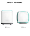 Portable Washing Machine For Clothes And Underwear Smart Wash Technology Ultra Quiet Spin Washer Dryer Combo dimensions on a white background.