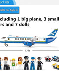City Airport Building Block Set For Kids Aged 6 To 12 With 463 Pieces Plane Station And Helicopter Build Kit For STEM Learning