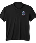 Cool Machinist Men Polo Shirt With Vise Gauge Square Design Perfect CNC Tool Lover Gift 100 Polyester Moisture Wicking UPF 50 Pro Gear, black shirt with colorful design.