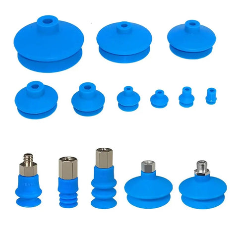 FGA Series Pneumatic Vacuum Suction Cup, Round Nozzle Silicone Double-Layer Design for Robot Automated Systems.