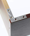 Top Shelf Heavy Duty Stainless Steel L Shape Corner Brace Brackets 10 Pack Rust Proof Mending Plates on furniture joint