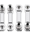 Beefed Up Alloy Sway Bar Links And Balls For LOSI DBXL 2.0 RC Truck Durable Aluminum Components For Smooth Handling Easy Install And Maximum Stability On Rugged Tracks, silver alloy sway bar links and balls set