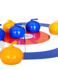 Hovering Curling Game Set For Home Use With 8 Realistic Stones And Floor Mat A Fun Family Friendly Olympic Style Tabletop Curling Experience