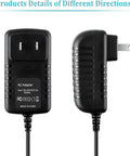 AC DC Power Adapter For Korg Kross 61 88 Key Workstation Portable Synthesizer Replacement Charger front and side view