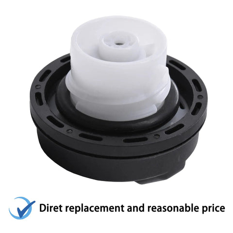 Close-up of heavy-duty Locking Gas Cap for Dodge Ram 1500 2500 3500 and more, featuring durable materials for secure fuel sealing.