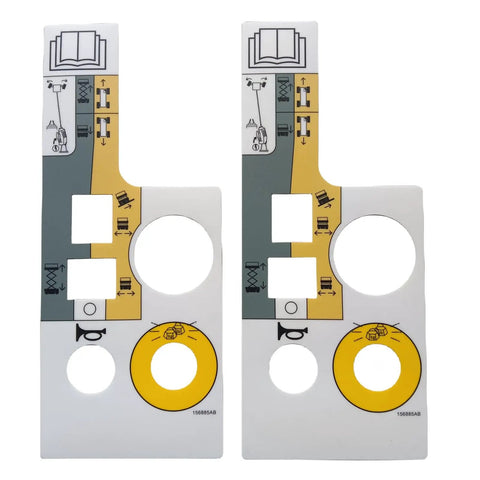 Top Shelf Replacement Control Box Decal For Skyjack Scissor Lift Equipment 156885 156885Sj Uv Resistant Pictorial Label Shop Pro Ready No Sweat Swap