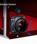 Kick-Ass 3D Printer Enclosure With Heavy Duty Blower To Sweep Fumes And Particulates Out vent and exhaust system components