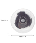 Leveling Feet Furniture Sliders 100 Pack Silicone Nail On Round Table Chair Leg Pads Floor Protectors Mute Adjustable For Even Surfaces And Heavy Duty Stability Up To 200 Lbs Per Foot showing top view of a single piece with dimensions 0.8 in / 2.1 cm diameter