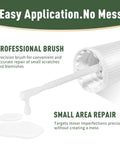 White Touch Up Paint Pen For Wood Furniture Makeover Featuring Quick Dry Formula And Precision Brush for small area repairs.