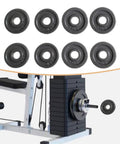 8 Pack Cast Iron Weight Plates 1.1 Lbs Each, 1 Inch Hole For Home Gym