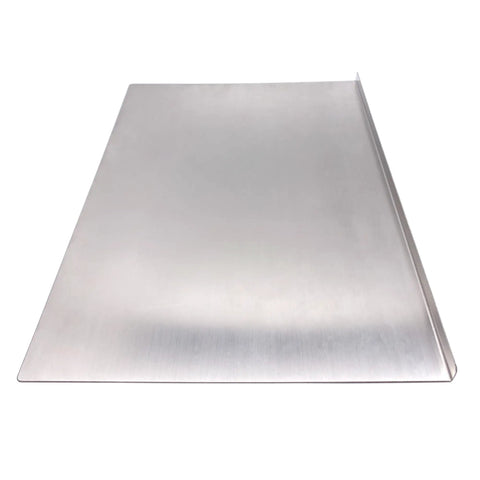 Stainless Steel Kitchen Cutting Board Big Size 50 By 40 Cm for Meat Fruits Veggies Bread and Baking Heavy Duty Yet Lightweight Space Saving Prep Surface